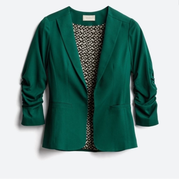 Skies Are Blue Jackets & Coats Skies Are Blue Green Blazer Small